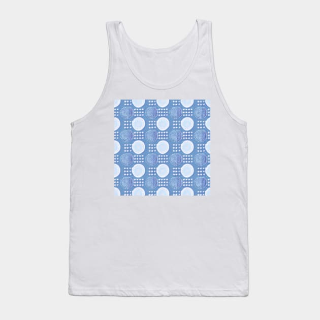 Easter Bubbles Powder Blue (MD23ETR005b) Tank Top by Maikell Designs